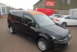VOLKSWAGEN CADDY MAXI 2016 - TRENDLINE - AIR CON<br>- BLACK + COPPER - TAILGATE MODEL