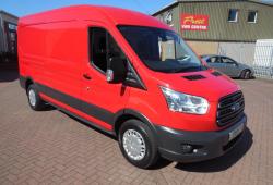 FORD TRANSIT L3 H2 LWB - TREND - RACE RED<br>- ONE OWNER - GREAT SPEC - 125PS