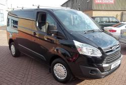 FORD TRANSIT CUSTOM - TREND -<br>125PS - METALLIC BLACK - 59,000m