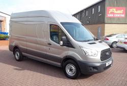 FORD TRANSIT 2016 - L3 H3 125PS - AIR CON + HEATED SEATS<br>- ONE OWNER - FSH - TECTONIC SILVER
