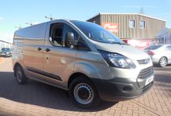 FORD TRANSIT CUSTOM - 2015 - AIR CON - 155ps - TECTONIC SILVER - FFSH - 68,000m