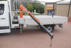 MERCEDES SPRINTER -170 LWB - 14FT DROPSIDE CRANE ONE OWNER 170bhp