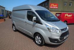 16-FORD TRANSIT CUSTOM LWB HIGH ROOF<br>125PS LIMITED