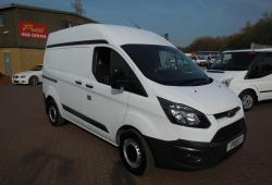 FORD TRANSIT CUSTOM 2014 / 64 - L1 H2 - SWB HIGH ROOF - ONE OWNER - TWIN SIDE DOORS