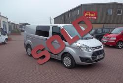 FORD TRANSIT CUSTOM - 2014 / 64 - HUGE SPEC TREND - SILVER - LWB - FULL FORD HISTORY