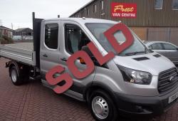 FORD TRANSIT 350 170 PS DOUBLE CAB TIPPER.