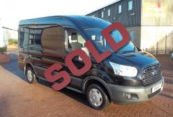 FORD TRANSIT 2015 - MWB MR L2 H2 - BLACK - TREND - ONE OWNER - 2.2 125ps