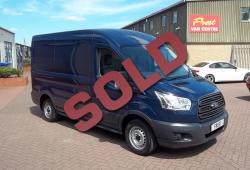 FORD TRANSIT 2015 - 2.2 - MWB L2 H2 - DEEP BLUE - VERY LOW MILES - 19,000m