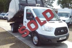 FORD TRANSIT ARBOR TIPPER 350 TRW LOW MILES