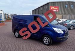 FORD TRANSIT CUSTOM - LIMITED - SWB L1 H1 - TOP SPEC - METALLIC BLUE - 125PS