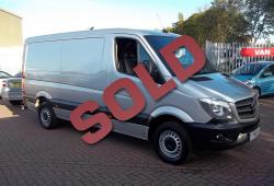 MERCEDES 313 MWB SPRINTER - TRULY IMMACULATE - SAT NAV + SILVER + CRUISE