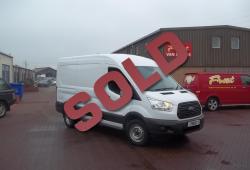 FORD TRANSIT 2014 - T350 - L2 H2 - 155ps - AIR CON - 1 OWNER - FSH - PLY LINED