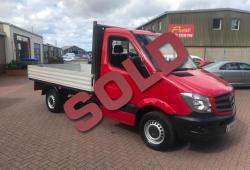 Mercedes-Benz Sprinter 2.1TD 310CDI MWB 3.5 M DROPSIDE VERY LOW MILEAGE- 31,000 !! PRISTINE