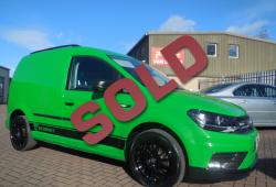 VOLKSWAGEN CADDY 2017 - SPECIAL ORDER HOLLAND GREEN PAINT - ONE OFF - 19,000m - 2.0 102ps EURO 6