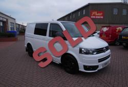 VOLKSWAGEN TRANSPORTER - SPORTLINE KOMBI - 180ps DSG - 5 SEAT FULL LEATHER - FVWSH