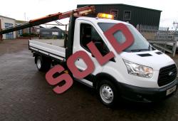 FORD TRANSIT 350 CRANE 12FT DROPSIDE