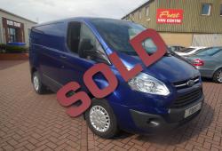 FORD TRANSIT CUSTOM - L1 H1 - 2014 / 64 - TREND - DEEP IMPACT BLUE - 125ps - ONE OWNER