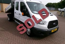 2017-FORD TRANSIT 350 D/C TIPPER 350 125PS