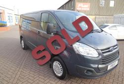 FORD TRANSIT CUSTOM - LWB L2 - GREY METALLIC - TREND SPEC - AIR CON - 125ps - FFSH