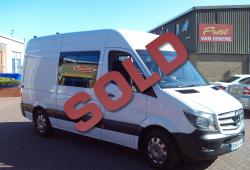 2016 MY Mercedes-Benz Sprinter 2.1TD 313CDI MWB WELFARE UNIT MESS VAN / CAMPER