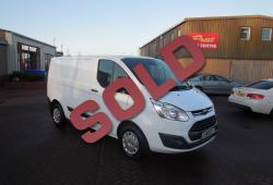 FORD TRANSIT CUSTOM - 2016 / 66 - 130ps + 6 SPEED - EURO 6 - L1 H1 SWB - TREND - 63,000m