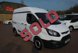 FORD TRANSIT CUSTOM 2014 / 64 - L1 H2 - SWB HIGH ROOF - ONE OWNER - TWIN SIDE DOORS
