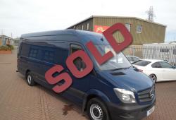 2017 MY MERCEDES SPRINTER 314 EX-LWB - L4 - AIR CON - SAT NAV - BLUE