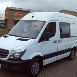 MERCEDES BENZ,SPRINTER 314 6 SEAT CREW VAN SWB