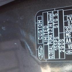 FORD TRANSIT CUSTOM 155  LTD CLEAN AIR COMPLIANT