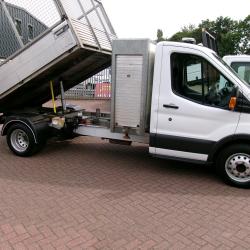 FORD TRANSIT 350 TIPPER CAGED BODY