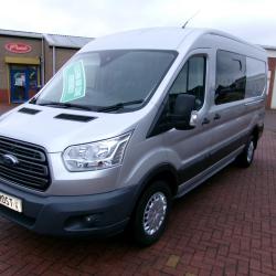 FORD TRANSIT 350 TREND CHAIN DRIVEN 125PS CREW VAN WITH A/C