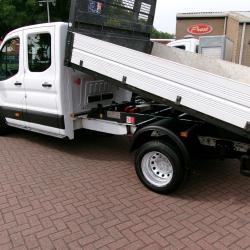 2017-FORD TRANSIT 350 D/C TIPPER 350 125PS