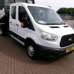2017-FORD TRANSIT 350 D/C TIPPER 350 125PS