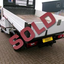 FORD TRANSIT 350 LWB D/C TIPPER 155PS 2.2 ENGINE, CAZ FRIENDLY