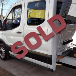 18-FORD TRANSIT  DOUBLE CAB TIPPER 350