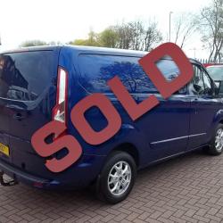 FORD TRANSIT CUSTOM - LIMITED - SWB L1 H1 - TOP SPEC - METALLIC BLUE - 125PS