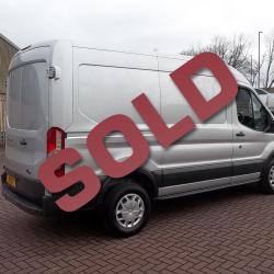 FORD TRANSIT 2016 / 66 - L2 H2 MWB - ONE OWNER - SILVER - AIR CON + HEATED SEATS - FFSH