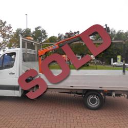 MERCEDES SPRINTER -170  LWB - 14FT DROPSIDE CRANE ONE OWNER 170bhp