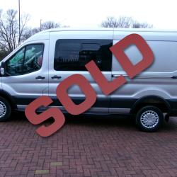 FORD TRANSIT 350 TREND CHAIN DRIVEN 125PS CREW VAN WITH A/C