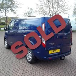 FORD TRANSIT CUSTOM - LIMITED - SWB L1 H1 - TOP SPEC - METALLIC BLUE - 125PS