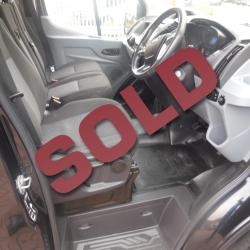 FORD TRANSIT 2015 - TREND - L2 H2 MWB - 44,000 miles - BLACK - ONE OWNER FSH