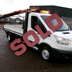 FORD TRANSIT 350 CRANE 12FT DROPSIDE