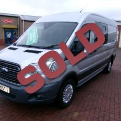 FORD TRANSIT 350 TREND CHAIN DRIVEN 125PS CREW VAN WITH A/C