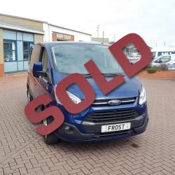 FORD TRANSIT CUSTOM - LIMITED - SWB L1 H1 - TOP SPEC - METALLIC BLUE - 125PS