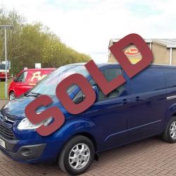 FORD TRANSIT CUSTOM - LIMITED - SWB L1 H1 - TOP SPEC - METALLIC BLUE - 125PS