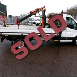 FORD TRANSIT 350 CRANE 12FT DROPSIDE