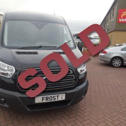 FORD TRANSIT 2015 - TREND - L2 H2 MWB - 44,000 miles - BLACK - ONE OWNER FSH