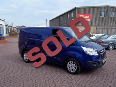 FORD TRANSIT CUSTOM - LIMITED - SWB L1 H1 - TOP SPEC - METALLIC BLUE - 125PS