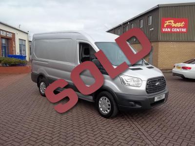 FORD TRANSIT 2016 / 66 - L2 H2 MWB - ONE OWNER - SILVER - AIR CON + HEATED SEATS - FFSH